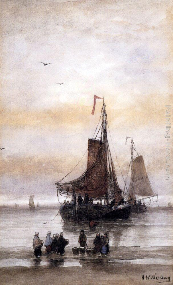 Hendrik Willem Mesdag The Arrival Of The Fleet